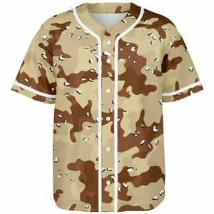เสื้อเบสบอลลายพรางดีไซน์พรีเมียมสำหรับผู้ชาย ผลิตจากโพลีเอสเตอร์ 100% เนื้อผ้าบางเบา ระบายอากาศได้ดี ป้องกันแบคทีเรีย เหมาะสำหรับทุกฤดูกาล - Product Image 1