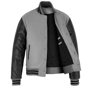 Veste universitaire d'hiver en toile pour homme, col montant, coupe-vent, chauffante, avec logo frontal, OEM, High Street, 2026 - Product Image 2