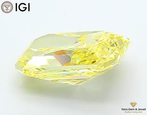 Diamante Cultivado en Laboratorio CVD de 3.50 Quilates, Color Amarillo Intenso, Claridad VS1, Corte Radiante, con Certificado IGI, Perfecto para Anillo - Product Image 6