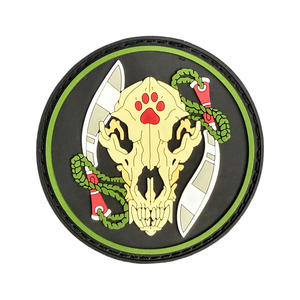 Eco Friendly Custom PVC Wild <b>Animal</b> Patch Soft Rubber Cartoon DIY Badge for Clothing Hats Bags Backpack Decorative Accessories - Product Image 5