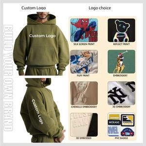 <b>Men's</b> Crop Top Hoodie Logo Digital Printing Lined Spiderweb Pattern Eco-Friendly Cotton-Poly Blend Autumn <b>Pullover</b> - Product Image 2