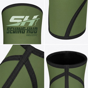 Séances d'entraînement de force à haute intensité, support de poignet unisexe en néoprène, logo personnalisé, compression 7MM 9MM - Product Image 4