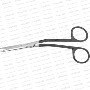 Ciseaux à dents crantées Fomon 14 cm, ciseaux chirurgicaux pour la dissection du cartilage nasal dorsal avec des dents crantées pour une meilleure adhérence des tissus - Product Image 5