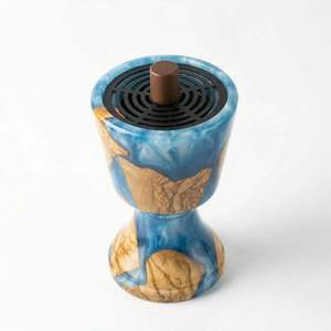 Quemador de Incienso de Sándalo Hecho a Mano, Difusor Aromático, Soporte Decorativo de Madera, Uso en Todas las Estaciones, Acabado de Madera Natural - Product Image 3