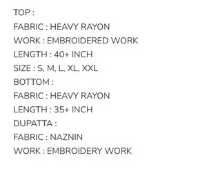 DESIGNER RAYON <b>EMBROIDERY</b> WORK TOP BOTTOM WITH DUPATTA PURPLE 74072 - Product Image 2