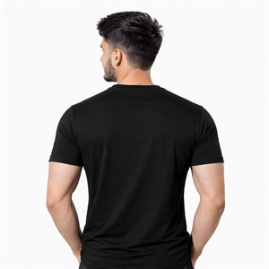 เสื้อยืดลำลองขายตรงจากโรงงาน คุณภาพสูงใหม่ ขายส่งเสื้อผ้าผู้ชาย แขนสั้น ผ้าฝ้าย 100% - Product Image 2