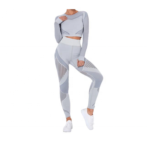 Vêtements de sport pour femmes, ensemble legging et soutien-gorge deux pièces, vente flash, ensemble de yoga pour femmes, vêtements de sport sexy, ensembles de yoga fitness - Product Image 5