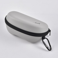 Étui à lunettes de golf personnalisé avec logo, coque rigide en EVA, fermeture éclair et mousqueton pour sac de golf, tournoi, cadeau promotionnel, usine
