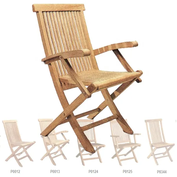 Складной стул, уличная мебель для сада и патио, деревянный складной стул из тика, для отеля, ресторана, бассейна, Пляжная складная мебель, 22 комплекта