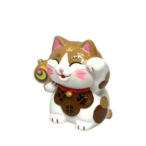 Lucky Cat Polyresin Statue Qualité-Assuré Mignon Animal Figurine Sculpture pour La Décoration De La Maison Élégant Artificielle Résine Artisanat - Product Image 3