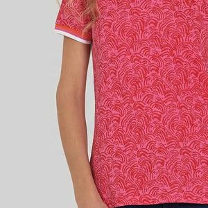 เสื้อโปโลผู้หญิงเสื้อโปโลแขนสั้นผ้าฝ้ายทำจากผ้าฝ้าย100% ชุดลำลองสีตามสั่ง - Product Image 3