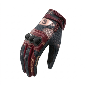 Gants de moto en fibre de carbone en gros, à doigts complets, compatibles écran tactile, coque de protection, course, cyclisme, unisexe, OEM - Product Image 2