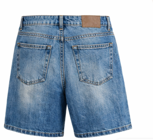 Shorts en jean pour homme personnalisés, style Y2K, taille mi-haute, coupe droite, été, avec embellissements en cristal - Product Image 3