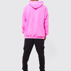 Sudaderas con Capucha Extra Grandes de Color Rosa Vintage Personalizadas Premium, Ropa Urbana Retro para Niños, Personalizadas a Demanda - Product Image 5