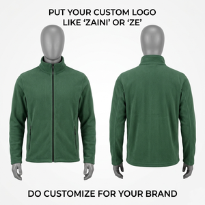 Chaqueta de Running para Hombre, 240g, Forro Polar Premium, Impermeable, Reflectante, Secado Rápido, Cierre Completo, Logotipo Grabado en Relieve en la Parte Trasera/Delantera, Otoño, Aire Libre - Product Image 1