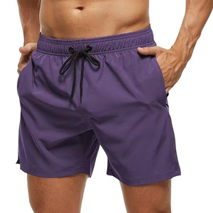 Nouveau short de bain pour homme à séchage rapide, motif uni, design optimal, respirant, à prix avantageux - Product Image 5