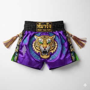 Men's High Waist Satin Boxing Shorts mma shorts custom design Patchwork Design Breathable <b>Elastic</b> Waist Short Shorts Casual - Product Image 5