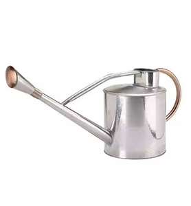 Arrosoir en aluminium avec long bec verseur, finition galvanisée, pour le jardinage, design durable - Product Image 2