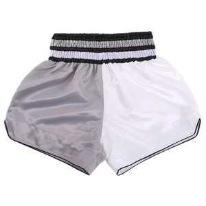 Shorts de sport Muay Thai MMA personnalisés imprimés par transfert thermique, norme internationale, 100% polyester, légers et respirants - Product Image 1
