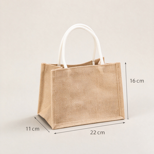 Bolsa de Yute Ecológica Personalizada, Bolsa de Compras de Arpillera, Bolsa de Regalo Reutilizable para Eventos Promocionales - Product Image 4