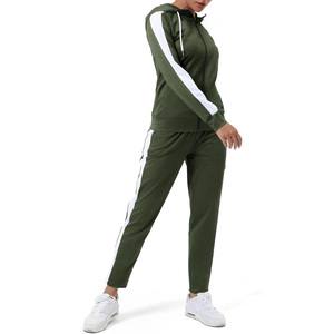 Chándal ligero para mujer, chaqueta y pantalones personalizables, ropa deportiva elástica para gimnasio, ejercicio y entrenamiento diario. - Product Image 3