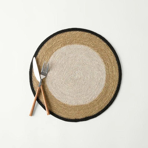 <b>Farmhouse</b> Woven Placemat Decorative <b>Dining</b> <b>Table</b> Mat Modern <b>Rustic</b> Woven Placemat Sustainable <b>Dining</b> Decor OEM ODM Wholesale - Product Image 1