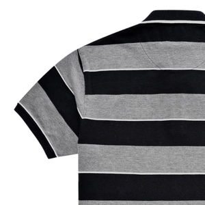 Mens Striped Polo Shirt Short Sleeve Cotton Casual Breathable Soft Lightweight <b>Classic</b> Collar Summer Smart Casual Daily Wear - Product Image 4
