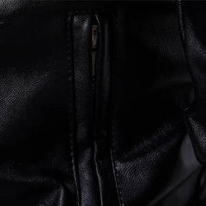 Chaqueta de Cuero de Piel de Vaca de Invierno con Logotipo Personalizado para Hombre, Chaquetas de Alta Calidad Impermeables, Ecológicas, Transpirables, Ligeras y de Secado Rápido - Product Image 3
