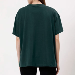 Nueva Llegada, Camiseta Casual Oversize para Mujer, Estilo Urbano, Ecológica, 100% Algodón, Transpirable, de Secado Rápido, Top de Verano con Logo - Product Image 5