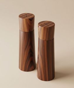 Vajilla de madera natural hecha a mano, decoración de comedor de lujo, accesorios de cocina gourmet, decoración de mesa de madera, rellenable. - Product Image 5