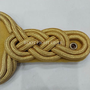Insignia bordada de alta calidad en oro para epaulettes, para uniformes de protocolo y trajes. - Product Image 5