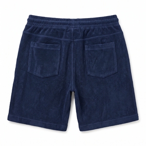 Shorts en tissu éponge pour hommes, décontractés, pour l'été, pour la plage, OEM ODM, vente en gros, logo personnalisé, faible MOQ - Product Image 4