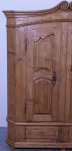 Armario de Lujo de Madera Maciza Antigua para Ropa, Armario de Dormitorio Americano Blanco, Armario Alto de Madera Duradero con Muebles de Almacenamiento - Product Image 5