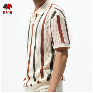 Camisetas Polo de Diseño Personalizado Ryan Pro Gear para Hombre, Estilo Pullover con Panel de Logotipo Personalizado - Product Image 2