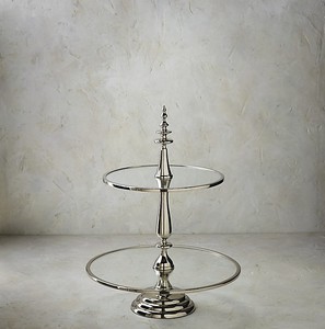 Soporte Redondo para Pastel de 4 Piezas, de Aluminio, Chapado en Oro Mate, de Una Sola Capa, Ecológico, Apto para Lavavajillas, de la Mejor Calidad, para Fiestas en Casa - Product Image 5