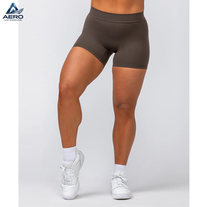 Shorts Deportivos para Mujer, Ligeros, Ecológicos, Elegantes, Transpirables, con Tela Ultrasuave, Cintura Cero, para Gimnasio y Fitness - Product Image 1