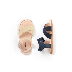OZKIZ Korean Kids Premium Sandals F01 <b>Open</b> Toe Summer Fashion for 2-7 Years Girls Breathable Solid Pattern Wholesale - Product Image 1