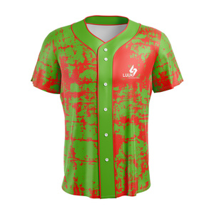 เสื้อเบสบอลแบบติดกระดุมสำหรับผู้หญิง OEM แบบกำหนดเอง พิมพ์ลายแบบ Sublimation เสื้อทีมซอฟต์บอล ขายส่งชุดกีฬา - Product Image 5