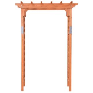 Arche de jardin en bois de 7 pieds de haut, élégante pergola et pavillon pour la décoration extérieure - Product Image 5