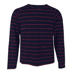 Nouvelle collection de t-shirts rayés élégants pour hommes, t-shirts décontractés à manches longues et col rond, fabriqués au Bangladesh. - Product Image 3