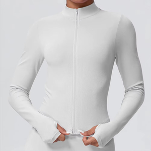 Camisa Casual de Manga Larga con Cierre Frontal, Servicios de Producción de Ropa de Marca Privada, Camisa de Manga Larga con Cierre para Mujer al por Mayor - Product Image 5