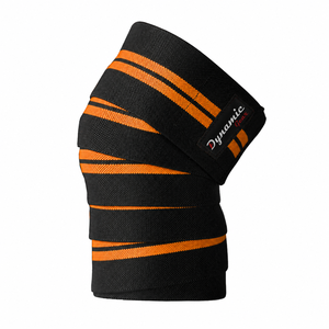 Customized Logo Eco-Friendly Unisex Cotton Elastic <b>Knee</b> <b>Wraps</b> Weightlifting Powerlifting Breathable Durable Gym Training Safety - Product Image 6