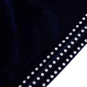 High <b>Elastic</b> Soft Polyester Material Printed Rhinestone Breathable Sleeveless Top Pleated <b>Skirt</b> High School Club Cheerleading - Product Image 6