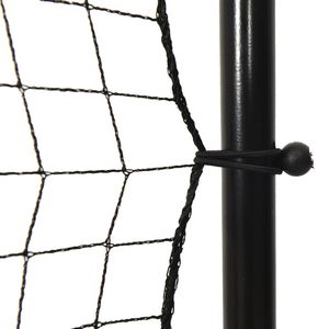 Black 144.1"x35.4"x72" HDPE <b>Football</b> <b>Rebounder</b> <b>Net</b> Training Equipment - Product Image 5
