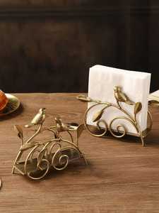 Vintage Metal <b>Napkin</b> <b>Holder</b> With Butterfly Print Tissues Free Standing Decorative Stand - Product Image 6