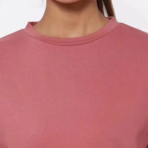 Camiseta Oversize para Mujer al por Mayor, 100% Algodón, Corte Holgado, Logotipo Personalizado, Suave, Informal y a la Moda - Product Image 5