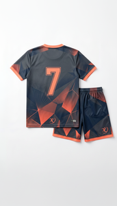 Wholesale Custom Ruby Red <b>Paint</b> Splatter Volleyball Shirt And Shorts <b>Set</b> OEM Lightweight Team Uniform Sublimation Activewear - Product Image 2
