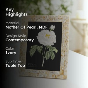 Premium Mother of Pearl Photo <b>Frame</b> | Handmade Decorative <b>Picture</b> <b>Frame</b> | Manufacturer - Product Image 5