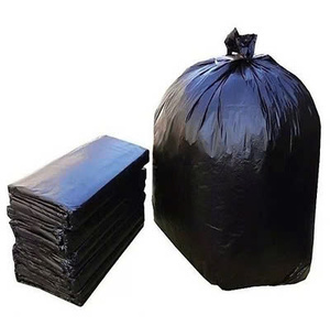 Black LDPE Moisture Proof Heat Seal Zipper Top Disposable Food Grade Household Trash Bags for <b>Kitchen</b> Waste - Product Image 5