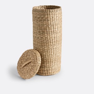 Panier à rouleaux de papier toilette en jonc de mer, fait main, panier de rangement, vente en gros, écologique, fabriqué au Vietnam - Product Image 6